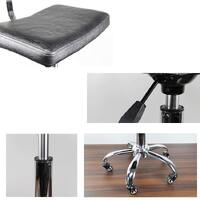 Кресло вращающееся на колесиках со спинкой и подъемником для кабинета офтальмолога WZ-Y5A-1