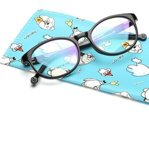 Plastic kids glasses KY6008-2 Blue ray cut protection