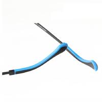 Наконечники на заушники силиконовые, длина 66 мм, отверстие 2*1.5 мм