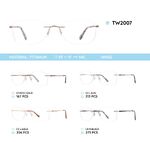 Оправа металлическая титановая TW2007