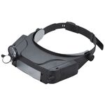 Binocular magnifier with backlight, magnifying glass with head mount 81007-C-XX, magnification: 1,5Х, 3Х, 6,5Х, 8Х