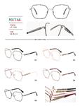 Metal frames for glasses with spring hinges for women Big City LF17008