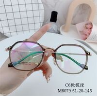 Hybrid frame, metal + TR90, with Blue Block coating SANTA M8079