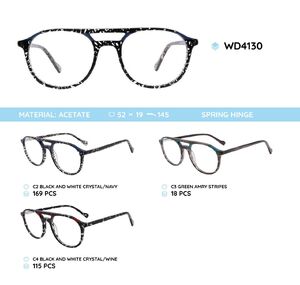 Plastic frames for glasses acetate material WD4130