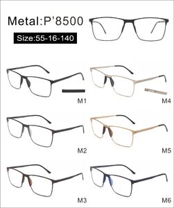 Metal frame with soft nose pad and spring hinges 8500-DA