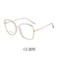 Combined frame (metal + TR90) or glasses with blue light protection, with spring hinges FA87151