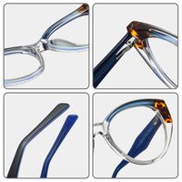 TR90 plastic frame or glasses with blue light protection, with spring hinges FA87272