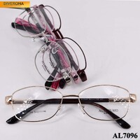 Metal eyeglass frame, material steel Allmilmo AL7096
