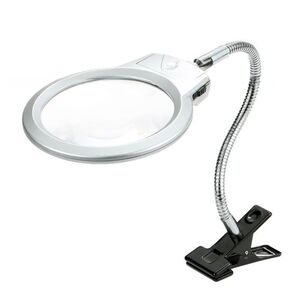 Tabletop magnifying glass with backlight 15122-2B-XX, magnification: 2,5X, 5X
