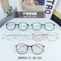 Hybrid frame, metal + TR90, with Blue Block coating SANTA M8063