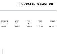 Plastic TR90 Blue Block glasses with blue light protection FENQI F01264