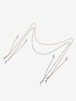 Стильная модная цепочка для очков с листьями GM024