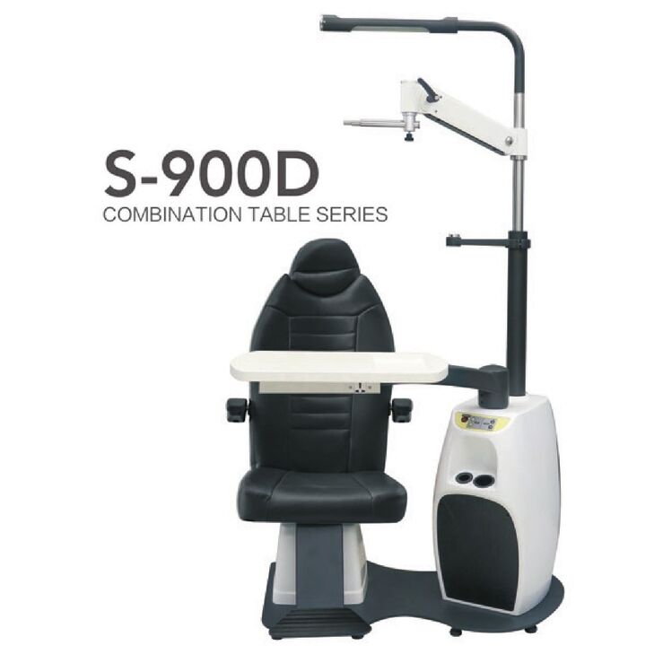 Ophthalmologist workstation, combined table + chair S-900D, tabletop 670*400 mm