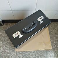 Mobile box (suitcase, trunk, organizer, display case) on wheels for frames and glasses for 56 slots JS-C190518