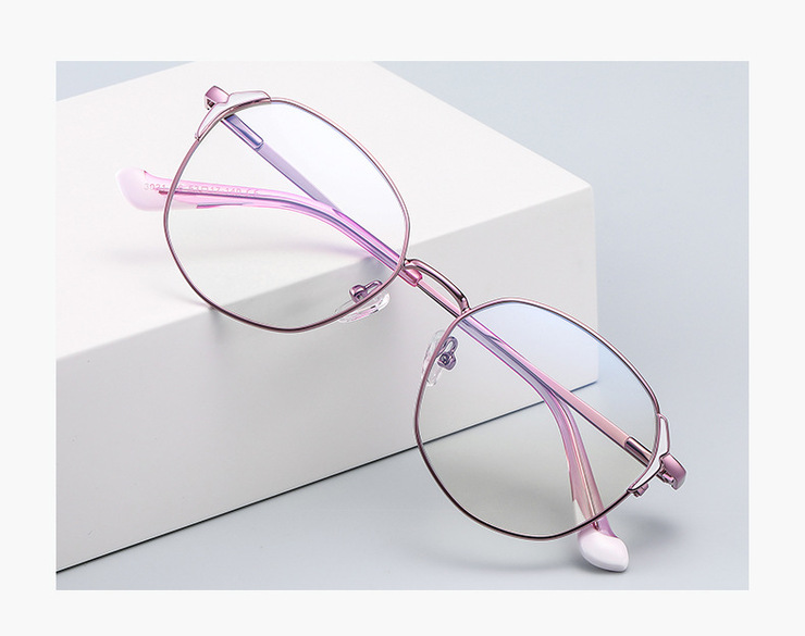 Metal blue blocker frames for glasses 3021