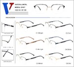 Metal nylor frame with spring hinges D1037-DA