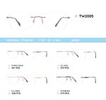 Оправа металлическая титановая TW2005