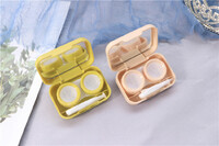 Mini set for a soft contact lens (Kits for contact lenses) B17-Lemon
