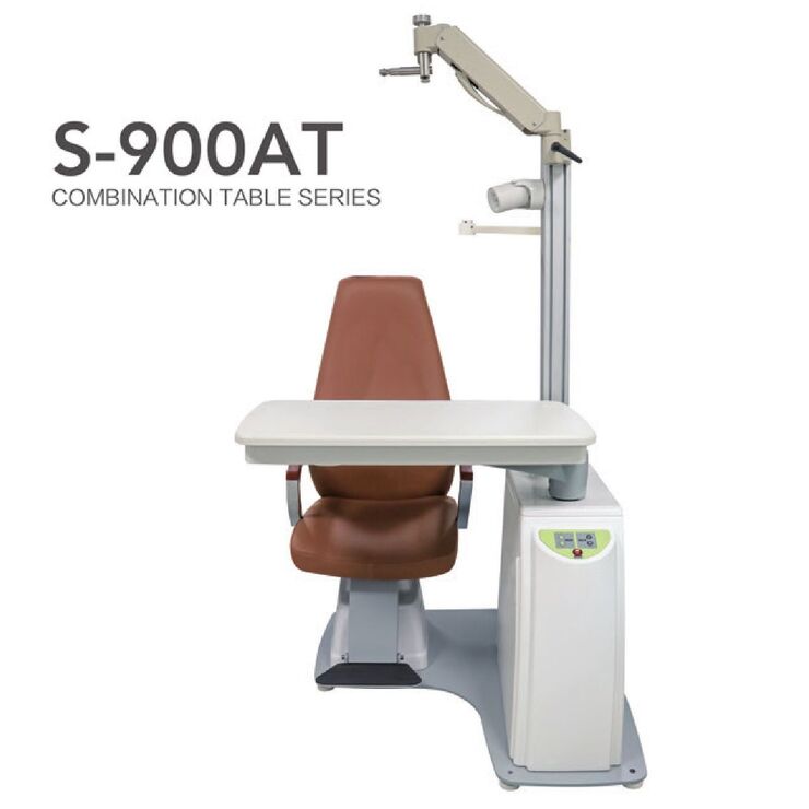 Ophthalmologist workstation, combined table + chair S-900AT, tabletop 900*440 mm