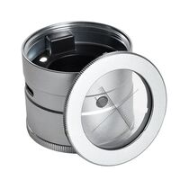 Лупа портативная карманная с подсветкой и УФ-светом 8019A, диаметр: 30 мм, увеличение: 10X