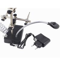 Tabletop multifunctional magnifying glass with backlight 16129-C-XX, magnification: 2,5X, 7,5X, 10X