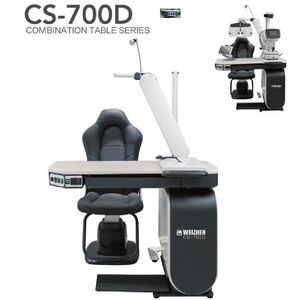 Ophthalmologist workstation, combined table + chair CS-700D, tabletop 1120*470 mm
