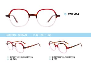 Plastic frames for glasses acetate material WD3114