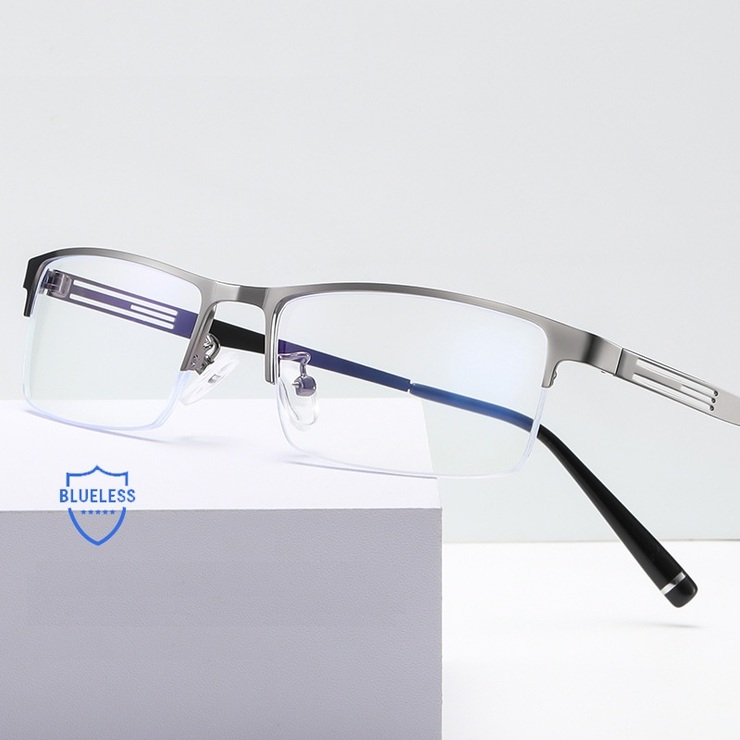 Blue Block metal glasses with blue light protection F2011