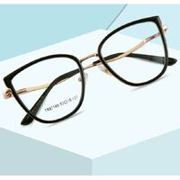 Combined frame (metal + TR90) or glasses with blue light protection, with spring hinges FA7149