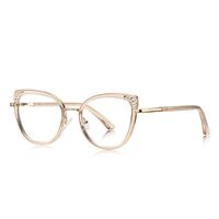 Metal + TR90 Blue Blocker glasses frame for women with UV and blue light protection lenses More FCS3149