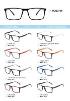 TR-90 plastic frames for glasses, with spring hinges MZ02-03