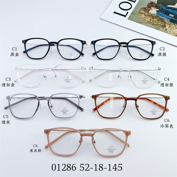 Hybrid frame, TR90 + metal, with Blue Block coating SANTA 01286