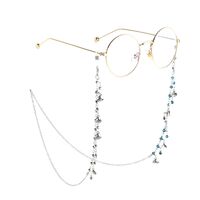 Metal non-slip chain, with rhinestone, for glasses and masks GL156