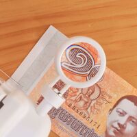 Binocular magnifier with backlight, magnifying glass with head mount 81000G-XX, magnification: 1,5X, 2X, 2,5X, 3X, 3,5X, 8X ... 15X