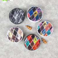 Kit for soft contact lenses (Kits for contact lenses) XF008DiamondClothPattern