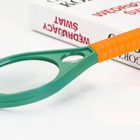 Лупа с компасом, увеличительное стекло с ручкой 1014-XX, диаметр: 90 мм и 25 мм, увеличение: 3X и 8Х