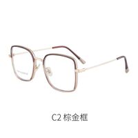 Combined frame (metal + TR90) or glasses with blue light protection, with spring hinges FA87174