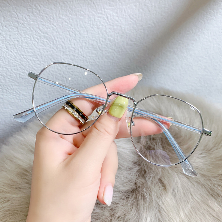 Металлические очки с защитой от синего света Blue Block F0910