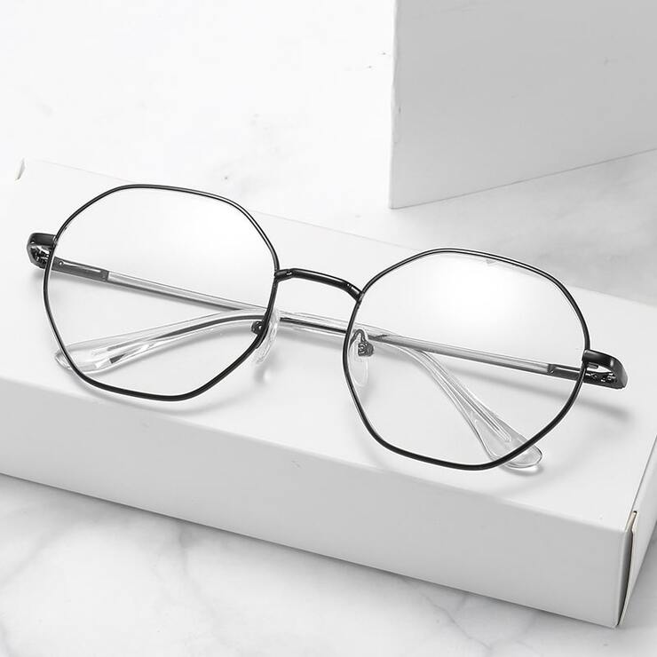 Metal eyeglasses for reading V6003