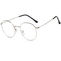 Metal glasses with blue light protection for women 4689-365-PN