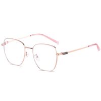 Metal glasses with blue light and UV protection 9656-3-GT