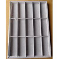 Планшет настольный переносной для демонстрации оправ и очков на 10/15 мест, покрытие из бархата, заказ от 2 штук