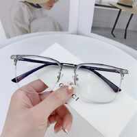 Оправа полуободковая гибридная, металл + TR90, линзы с Blue Block покрытием SANTA 1591