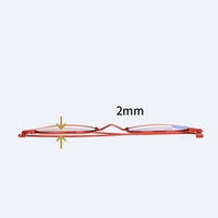 Metal eyeglasses for reading KY118 Blue ray cut, diopters from +1.00 to +4.00, PD62-64