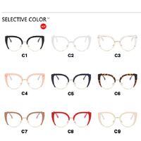 Очки пластиковые полуободковые женские с защитой от синего света 68155-PN