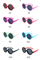 Детские силиконовые солнцезащитные поляризационные очки с защитой UV400 T11021-black