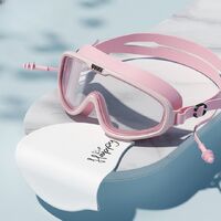 Swimming waterproof anti-fog goggles, with earpugles and cap, YJ309-YU