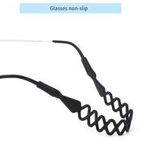 Шнурок-фиксатор для очков силиконовый 18 см, отверстие 3*4 мм