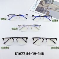 Hybrid metal + TR90 frame with Blue Block coating SANTA S1677