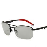 Поляризационные солнцезащитные алюминиево-магниевые безрамочные очки с защитой UV400 2925-GT